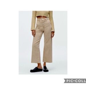 Zara high rise wide leg jeans size 0